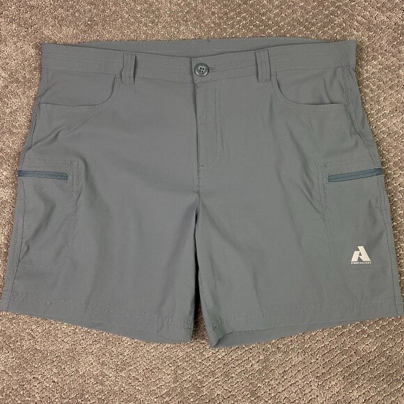 Eddie Bauer First Ascent Shorts Women's 16 Slate Gray Guide Pro Hiking Cargo - Picture 1 of 15